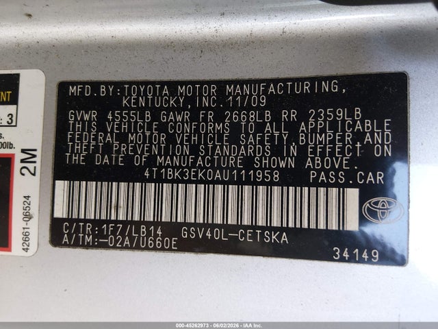 Toyota Camry Se V6