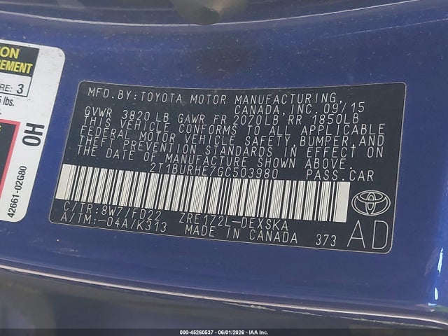 Toyota Corolla S Plus