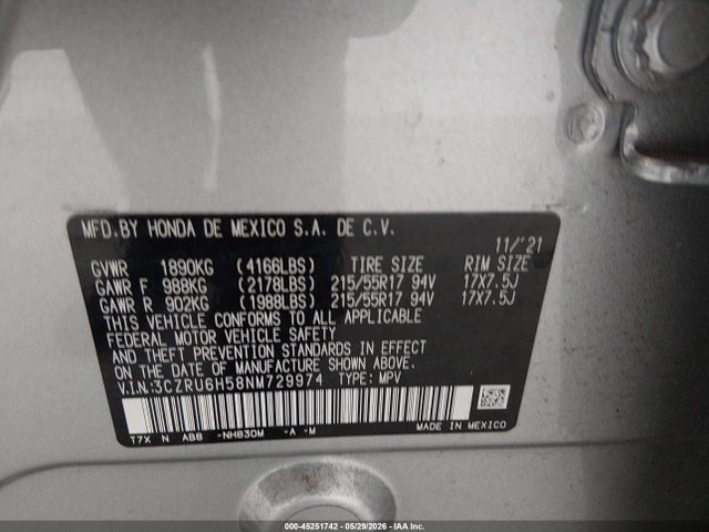 Honda HR-V Awd Ex