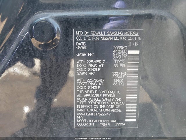 Nissan Rogue S