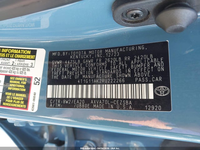 Toyota Camry Se