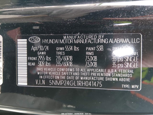 Hyundai SANTA FE Sel