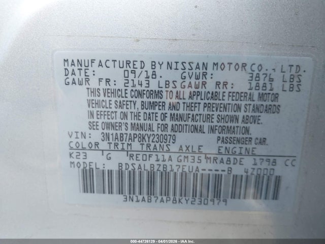 Nissan Sentra S