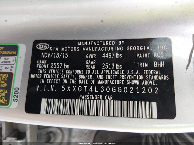 Kia Optima Lx