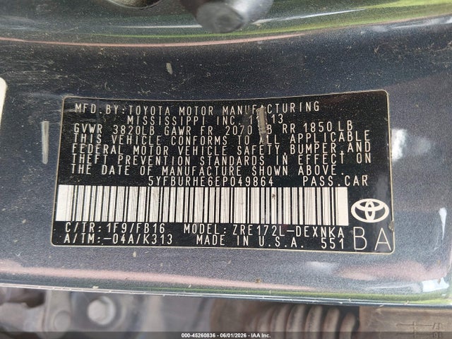 Toyota Corolla Le