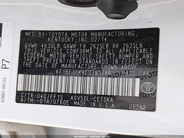 Toyota Camry Se