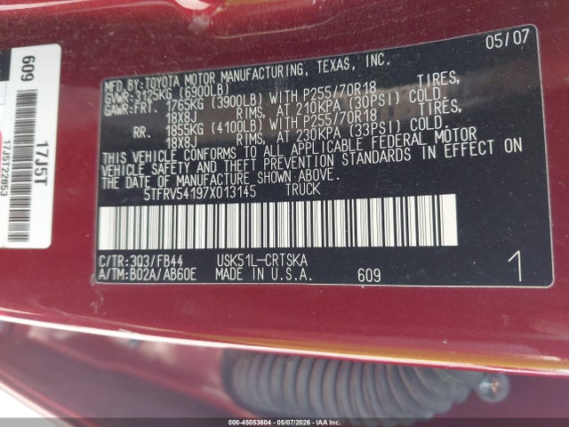 Toyota Tundra Sr5 V8