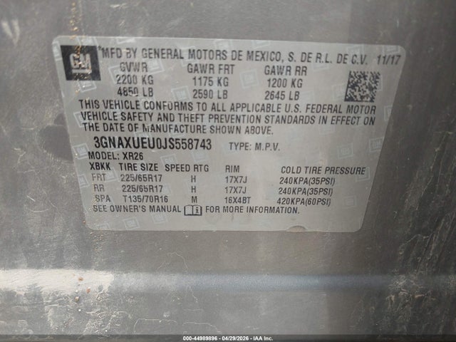 Chevrolet Equinox Lt
