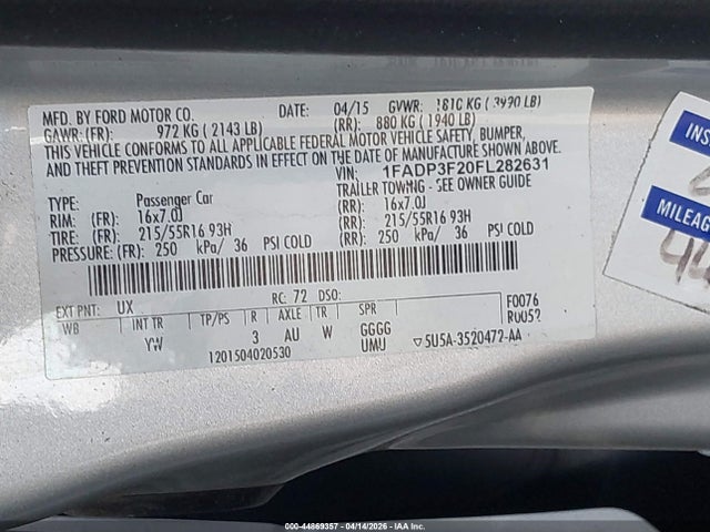 Ford Focus Se