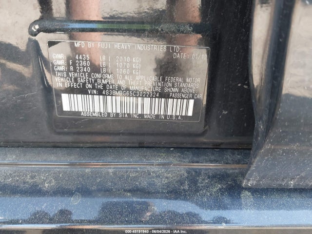 Subaru Legacy 2.5i Premium