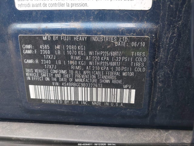 Subaru Outback 2.5i Premium