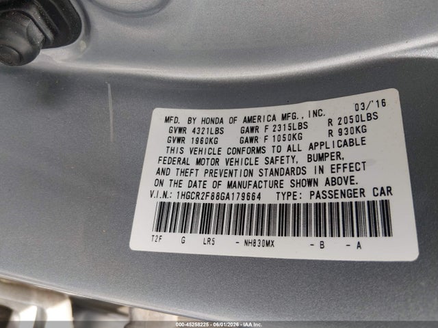 Honda Accord Ex-l