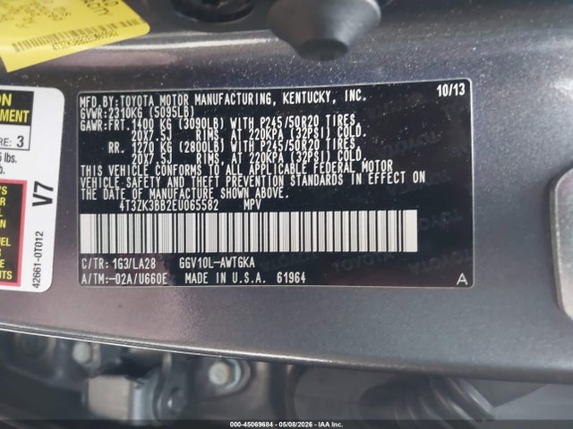 Toyota Venza Limited V6