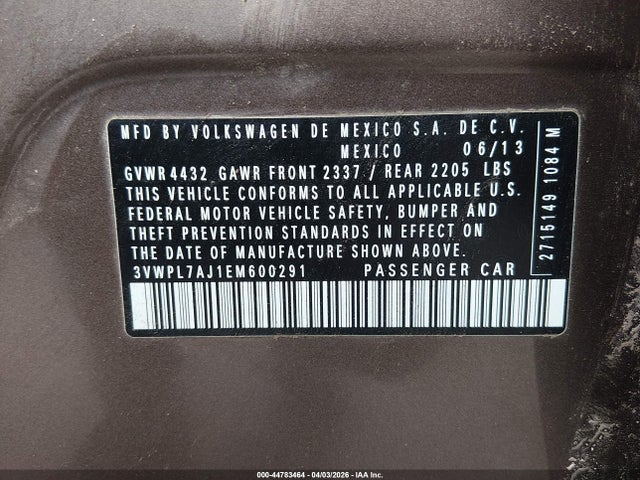 Volkswagen Jetta 2.0l Tdi