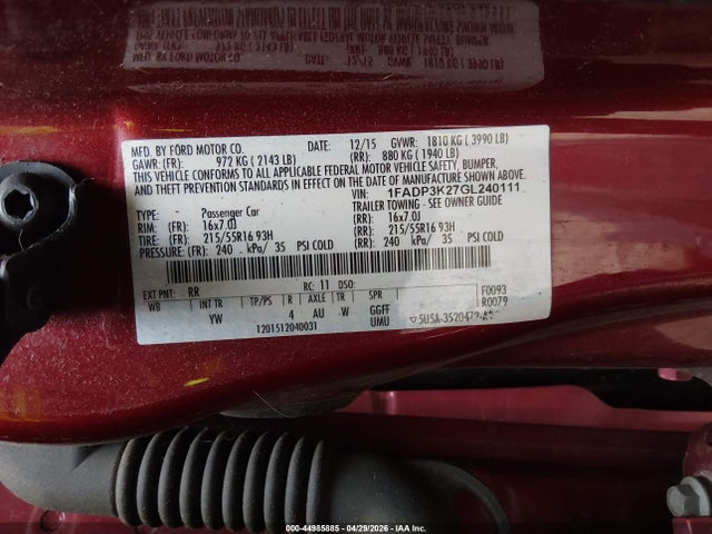Ford Focus Se