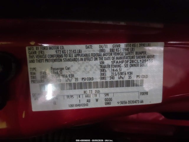 Ford Focus Se
