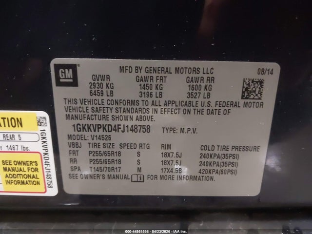 GMC Acadia Sle-2