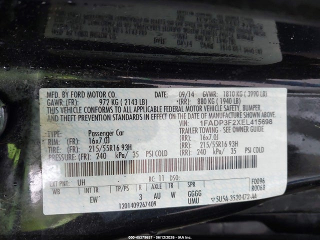 Ford Focus Se