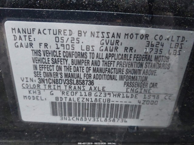 Nissan Versa 1.6 S