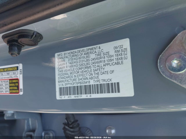 Honda Ridgeline Rtl-e