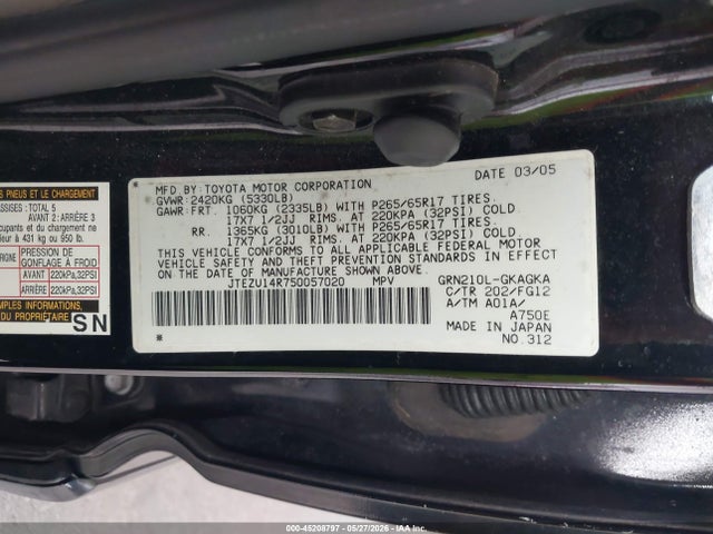Toyota 4Runner Sr5 V6