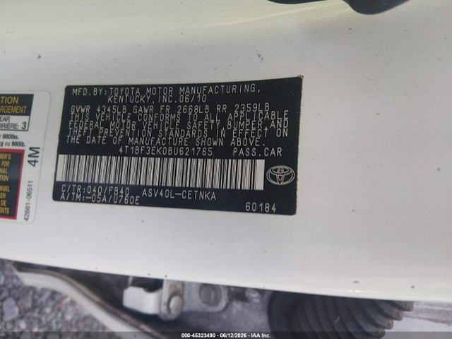 Toyota Camry Le