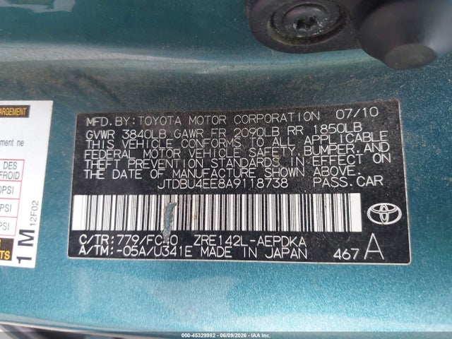 Toyota Corolla Le