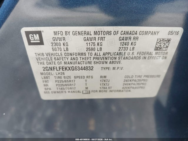 Chevrolet Equinox Lt