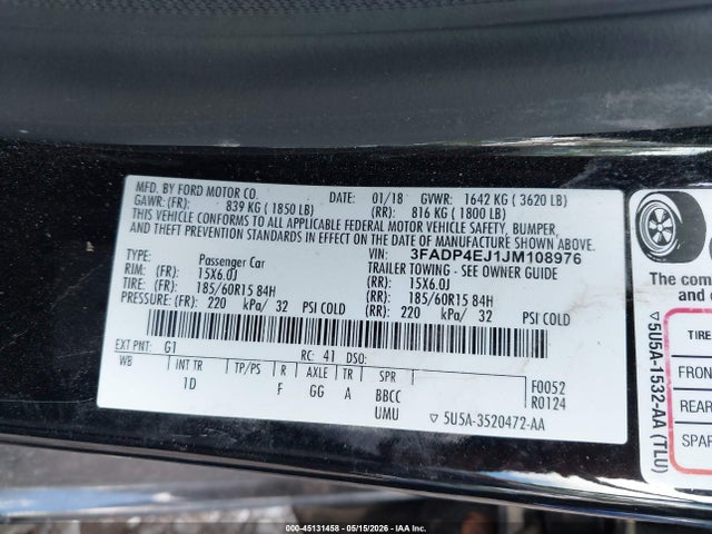 Ford Fiesta Se