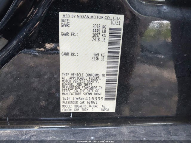 Nissan Altima Sv Intelligent Awd