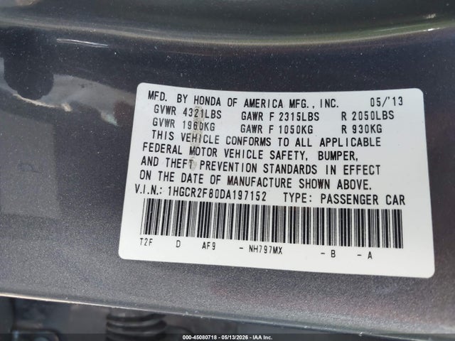 Honda Accord Ex-l