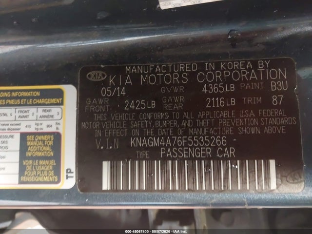 Kia Optima Lx