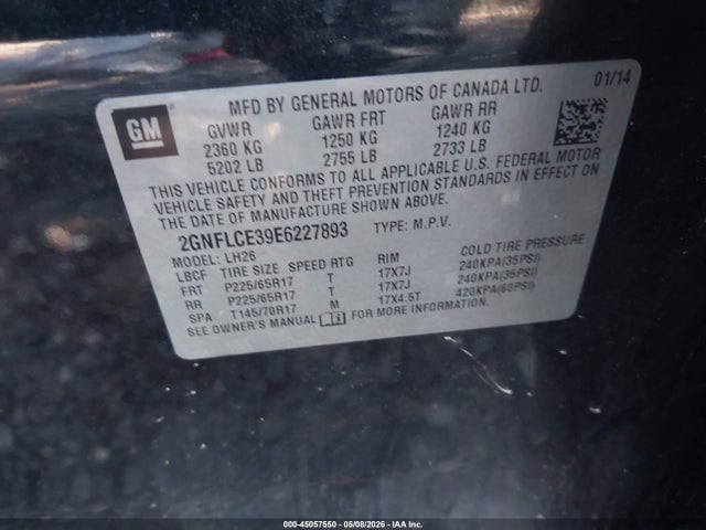 Chevrolet Equinox 2lt
