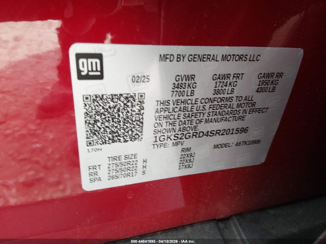 GMC Yukon 4wd Elevation