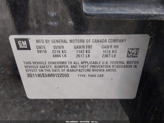 Chevrolet Impala 2lz
