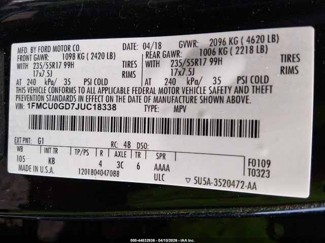 Ford Escape Se