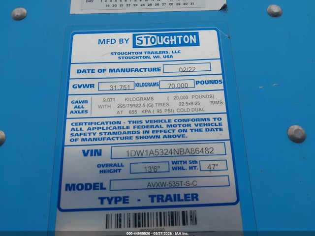 Stoughton Trailers Inc Other