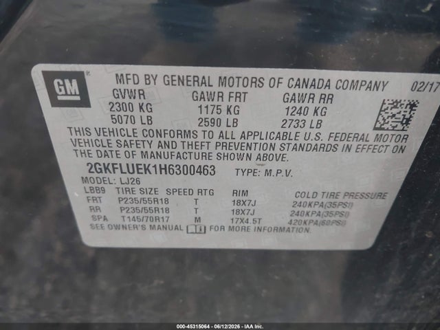 GMC Terrain Slt