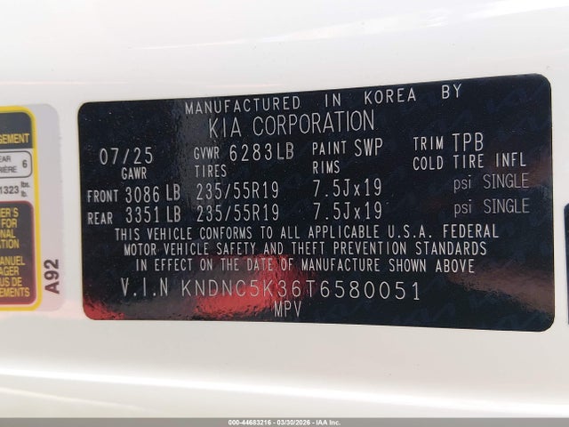 Kia Carnival Ex