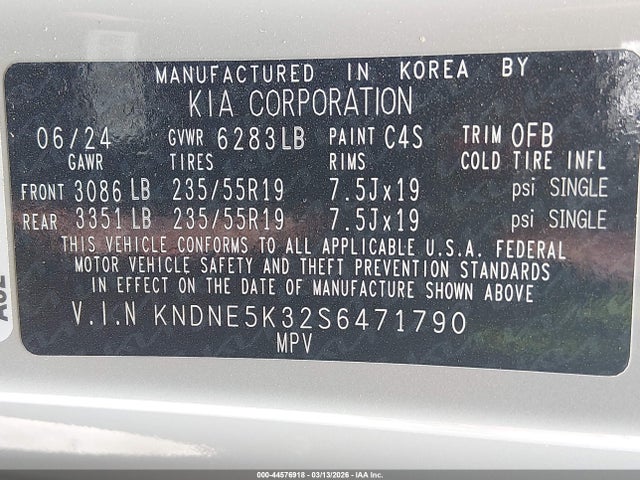 Kia Carnival Sx Prestige