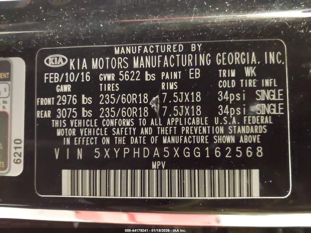 Kia Sorento 3.3l Ex