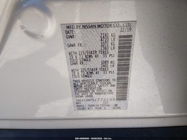 Nissan Rogue Sl Intelligent Awd