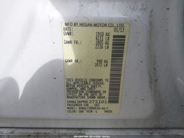 Nissan Altima 2.5 Sv