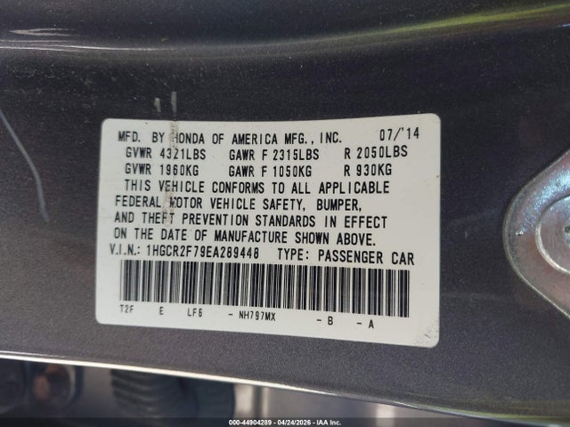 Honda Accord Ex
