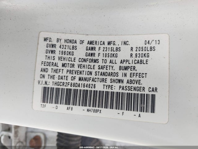 Honda Accord Ex-l