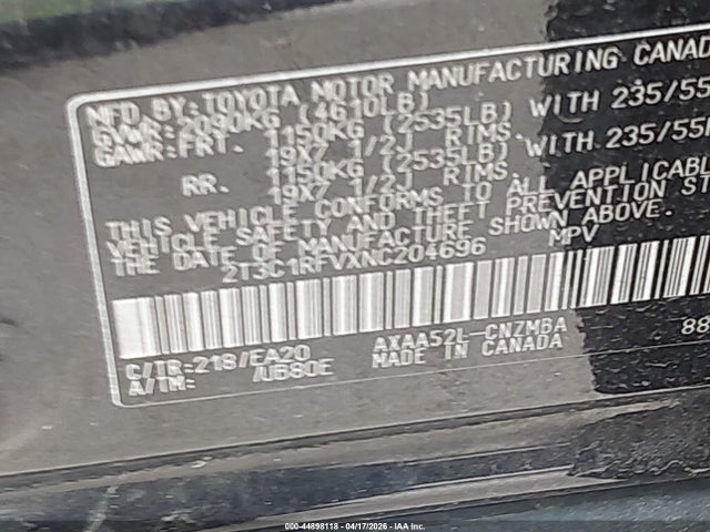 Toyota RAV4 Xle Premium
