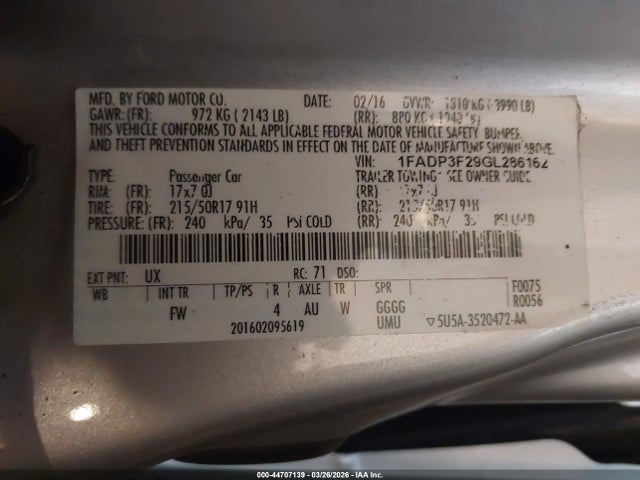Ford Focus Se