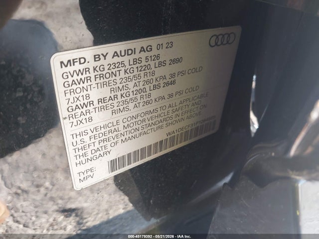 Audi Q3 Premium 45 Tfsi S Line Quattro Tiptronic