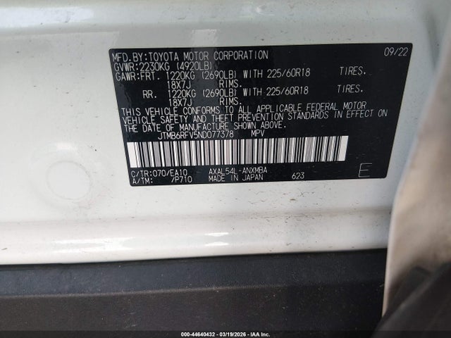 Toyota RAV4 Xle Premium