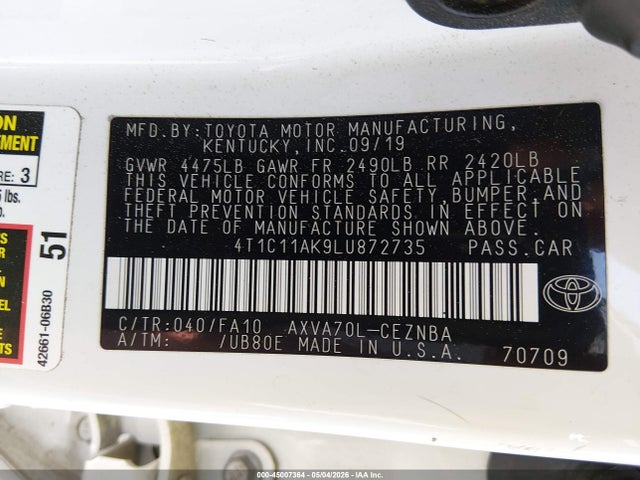 Toyota Camry Le